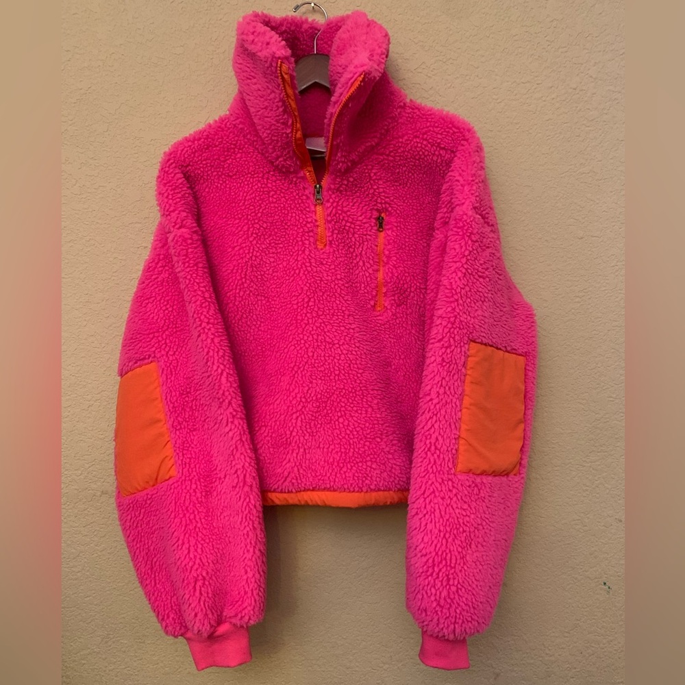 Pink Fleece Pullover